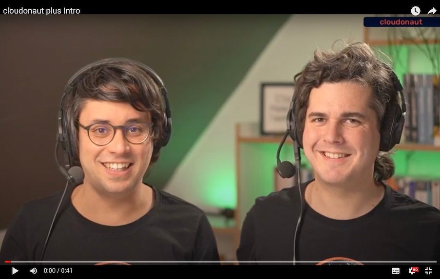 Unser YouTube Kanal: cloudonaut